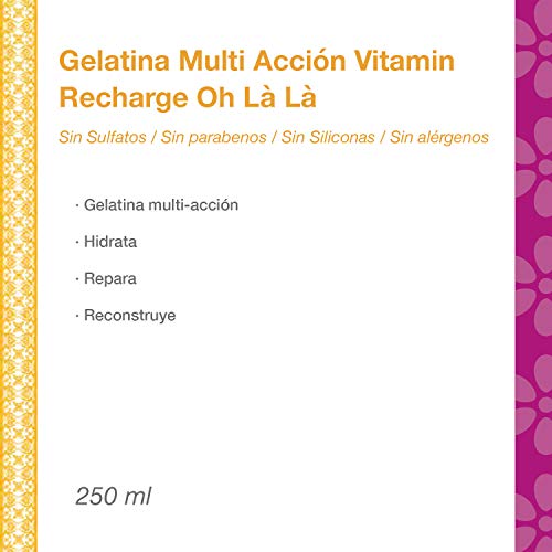 Eva Professional Hair Care Gelatina Multi Acción Vitamin Recharge Oh Là Là 250 ml