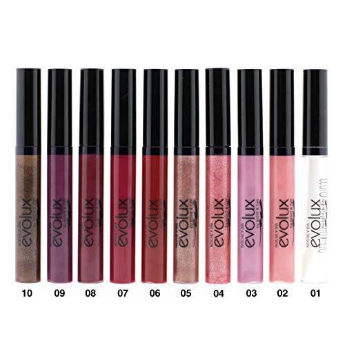 Evolux 3D Volume Lip Gloss, Color N.3, Brillo de labios - 1 Unidad de 9 ml.