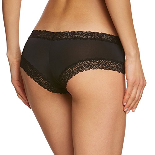 Fabio Farini Culotte Paquete de 6. Bragas con seductores Detalles de Encaje 6X Negro L-XL