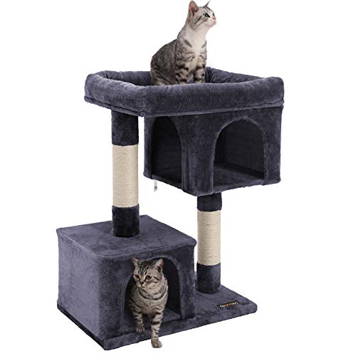 FEANDREA Árbol para Gatos Rascador para Gatos Columnas recubiertas de Sisal para Gatos Antracita PCT61G