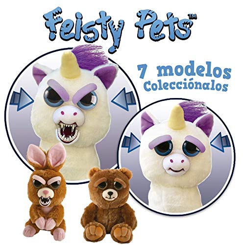 Feisty Pets Peluche Unicornio, color blanco/morado, Talla Única (Goliath Games 32295) , color/modelo surtido