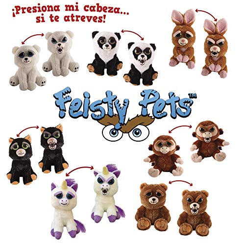 Feisty Pets Peluche Unicornio, color blanco/morado, Talla Única (Goliath Games 32295) , color/modelo surtido