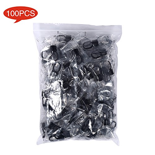 Filfeel Pigmento Anillos, 3 Tipos 100pcs Taza de Recipiente de Titular de Tinta de Pigmento Anillo con Kits de Cosméticos de Ceja (2#)