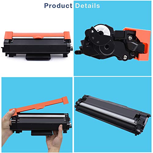 FITU WORK TN2420 TN2410 (con Chip) Cartucho Toner Compatible para Brother HL-L2310D HL-L2350DW HL-L2370DN HL-L2375DW DCP-L2510D DCP-L2350DW MFC-L2710DW MFC-L2750DW MFC-2760DW (2 x Negro)