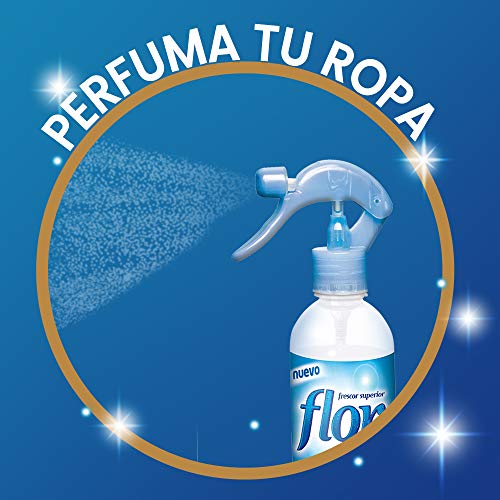 Flor Instant - Perfumador para la ropa, aroma azul - 345 ml