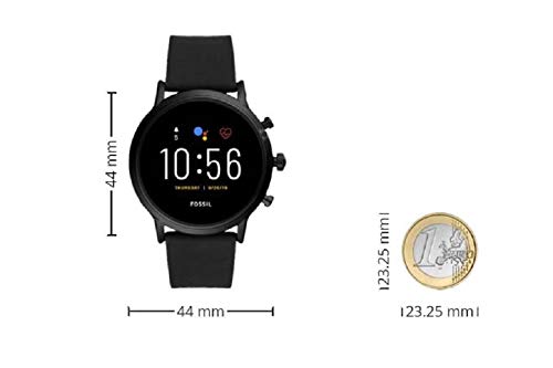 Fossil Smartwatch Pantalla táctil para Hombre de Connected con Correa en Silicona FTW4025