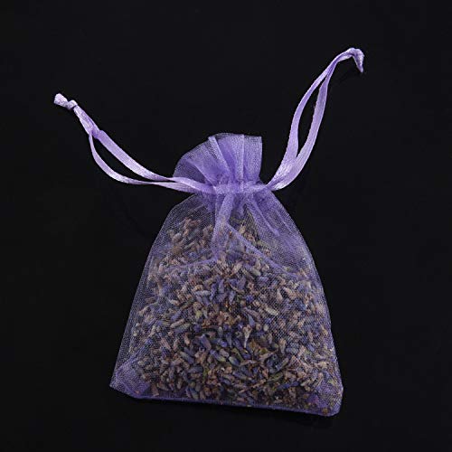 Fransande - Paquete de 15 paquetes de lavanda | Desodorante natural, bolsa floral secada, bolsa de perfume de lavanda a la más alta fragancia