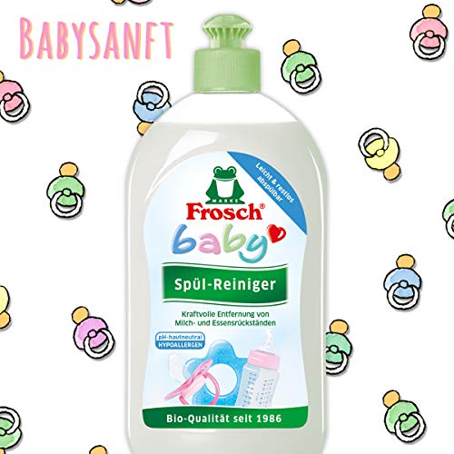 Frosch Baby - Limpiador de enjuague para bebé, 500 ml, 8 unidades (8 x 0,5 l)