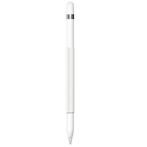 FRTMA Magnetic Sleeve for Apple Pencil, Soft Silicone Holder Grip for Apple iPad Pro Pencil, Ivory White (Apple Pencil Not Included)