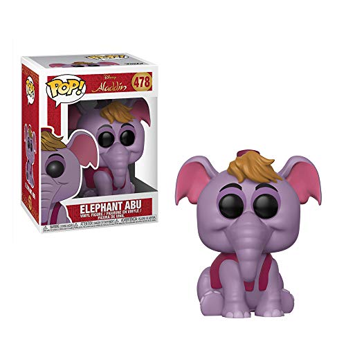 Funko- Pop Vinyl: Disney: Aladdin: Elephant Abu Elefante Figura de vinilo - coleccionable, Multicolor, talla única (35755) , color/modelo surtido