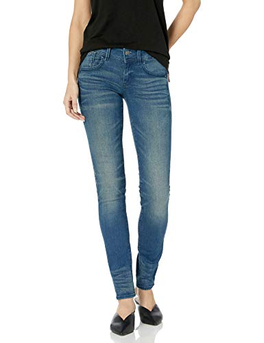 G-STAR RAW Lynn Mid Waist Skinny Vaqueros, Azul (Medium Aged 6550), 29W / 32L para Mujer