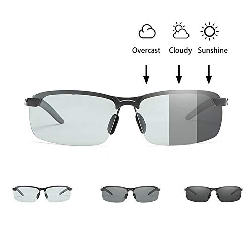 Gafas De Sol Gafas De Sol Polarizadas Deportivas De Moda para Hombres Gafas De Sol Fotocromáticas para Conducir Al Aire Libre   Gafas Antideslumbrantes para Hombres-C7