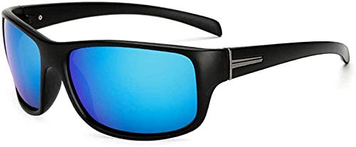 Gafas de sol polarizadas deportivas espejo gafas a prueba de viento UV400 gafas de sol para hombres y mujeres gafas-D