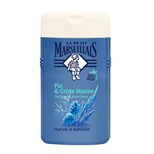 Gel de ducha Le Petit Marseillais extra suaves con pino e hinojo marino, 250 ml