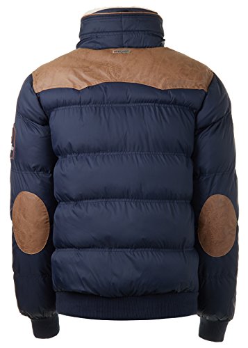 Geographical Norway Abraham - Chaqueta de invierno acolchada para hombre, talla S-5XL azul marino L