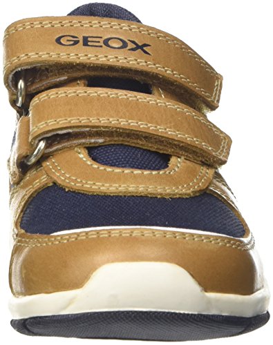 Geox B Shaax A, Zapatillas para Bebés, Beige (Caramel/Navy), 24 EU