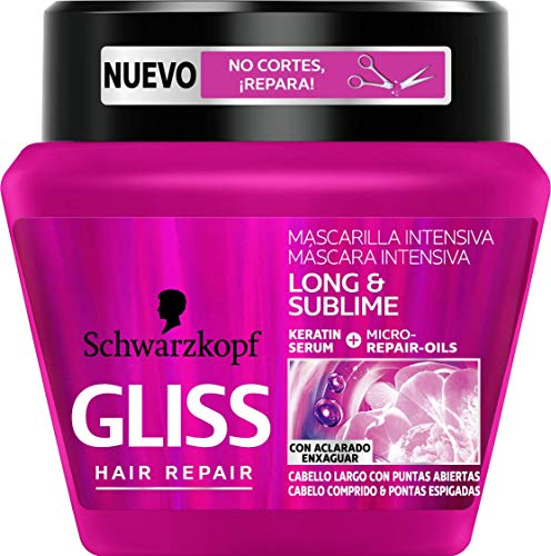 Gliss - Mascarilla Long & Sublime - 3 uds de 300ml