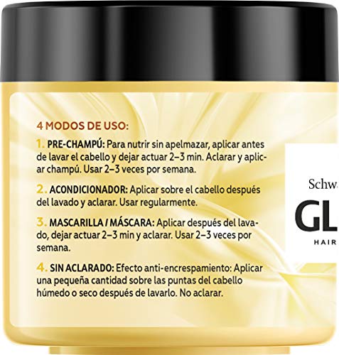 Gliss - Mascarilla Proteína 4 En 1 Manteca Karité 400Ml