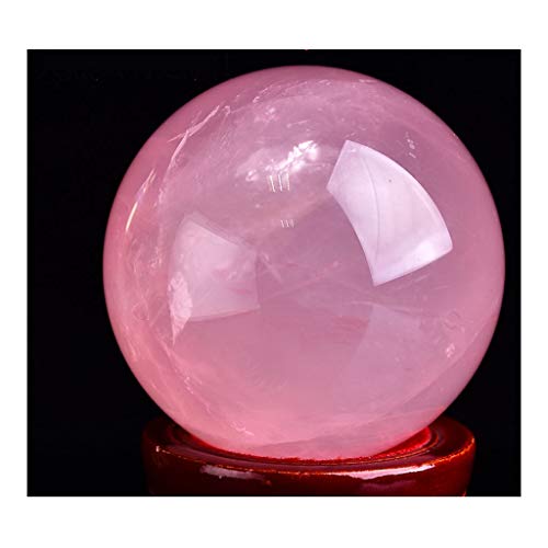 Globo De Cristal para Feng Shui/ Bola de Cristal Rosa de cristal bola pura áspera natural del cristal de piedra agrietada bola de cristal de la oficina suerte de bola Feng Shui Decoración de regalos F