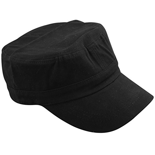 GORRA GORRO ESTILO HOMBRE NEGRO ALGODÓN TRANSPIRABLE