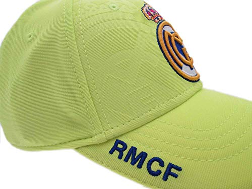 GORRA REAL MADRID PRODUCTO OFICIAL 2017-2018- AMARILLA ADULTO