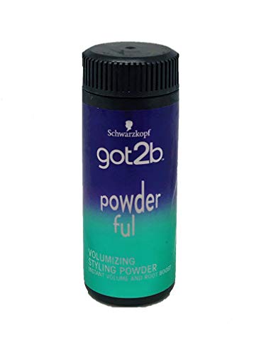 Got2b - Powder'ful - Polvos para levantar la raíz del pelo - 2 unidades de 20gr - Schwarzkopf