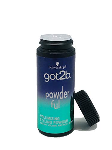 Got2b - Powder'ful - Polvos para levantar la raíz del pelo - 2 unidades de 20gr - Schwarzkopf