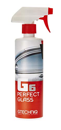 Gtechniq G6 Perfect Glass 500 ml-Limpiador de vidrio sin manchas,limpia cualquier superficie de cristal,sin disolventes y fragancia,ingredientes de alto rendimiento no deja manchas ni rayas