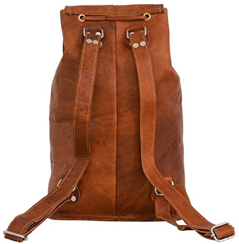 Gusti Cuero nature Barton Mochila Universidad Oficina Ciudad Retro Vintage Marrón M31