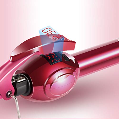 HaiYushop Electric Curler Professional Fluffy Perm No Daña El Cabello, LCD Cuidado Del Cabello Húmedo Y Seco