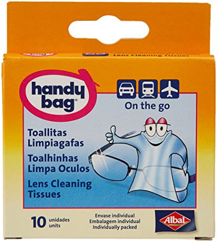 Handy Bag - Toallitas limpiagafas - Envase individual - 10 unidades - [paquete de 3]