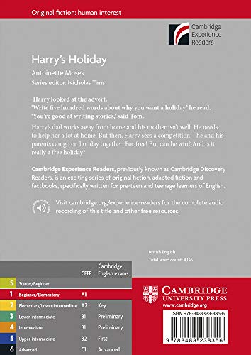 Harry's Holiday. Level 1 Beginner / Elementary. A1. Cambridge Experience Readers. (Cambridge Discovery Readers: Level 1)