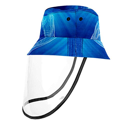 Henghenghaha Melting Iceberg - Sombrero para niños y niñas, protección UV, transpirable, resistente al viento