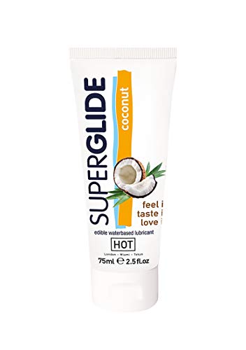 Hot superglide lubricante comestible coco