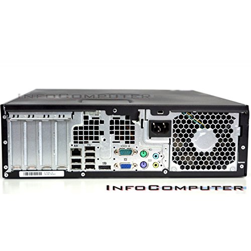 HP Elite 8200 Sff - Ordenador de mesa (Intel Core I5-2400 Quad Core, 8GB RAM,HDD de 250 GB DVD, COA WINDOWS 7 PRO Original) Negro