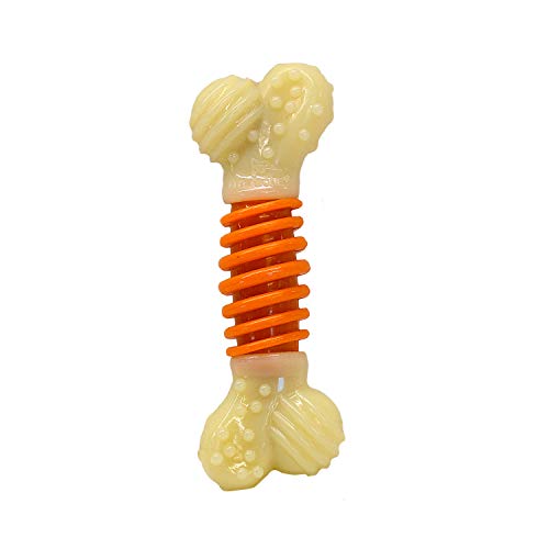 Hueso masticable Doble de la Gama Extreme de Nylabone | Juguete masticable para la higiene Dental de los Perros | Sabor a beicon | Grande | para Perros de hasta 16kg