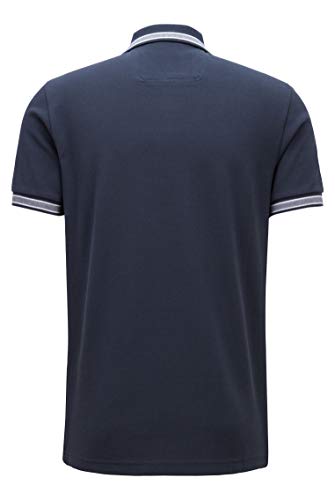 Hugo Boss Green Polo de arroz azul marina para hombre, Navy, Large