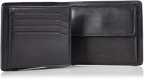 HUGO Herren Subway_Trifold 10143382 01 Geldklammern, Schwarz (Black 001), 2x12x10 cm