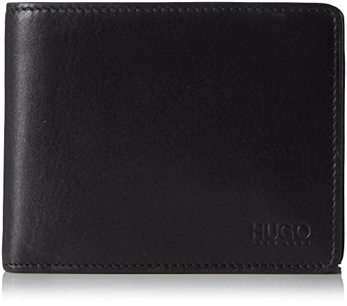 HUGO Herren Subway_Trifold 10143382 01 Geldklammern, Schwarz (Black 001), 2x12x10 cm