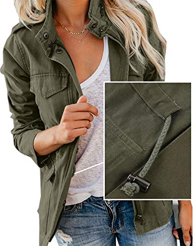 Imily Bela Parka Chaqueta Mujer Utility Jacket Abrigo Largo Chaqueta Cálido Boyfriend Oversized