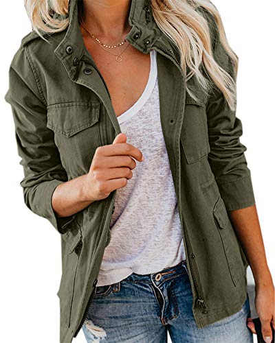 Imily Bela Parka Chaqueta Mujer Utility Jacket Abrigo Largo Chaqueta Cálido Boyfriend Oversized