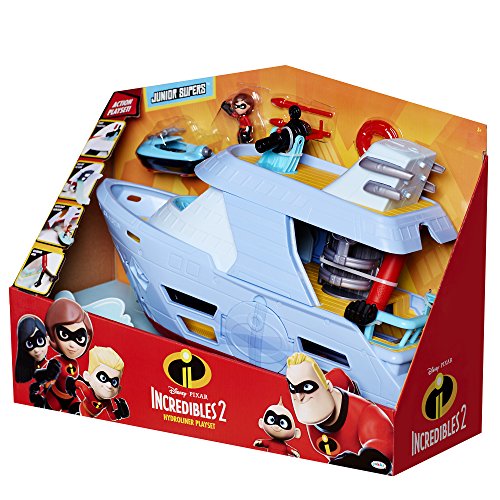 Incredibles 2- Set Barco Los Increíbles Accesorios, Multicolor (Jakks Pacific UK 76869-1-PLY)