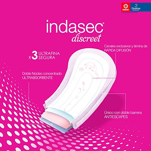 Indasec Dermoseda Compresa Incontinencia Extra - 20 Unidades