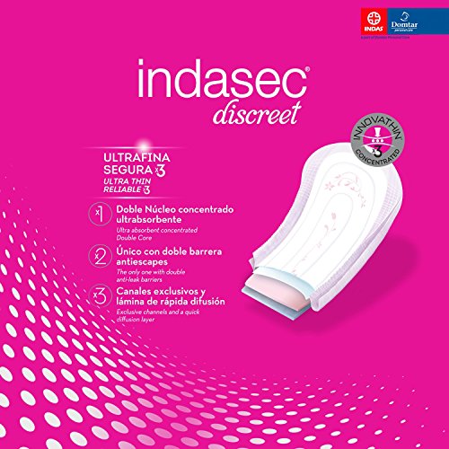 Indasec Dermoseda Compresa Incontinencia Extra - 20 Unidades