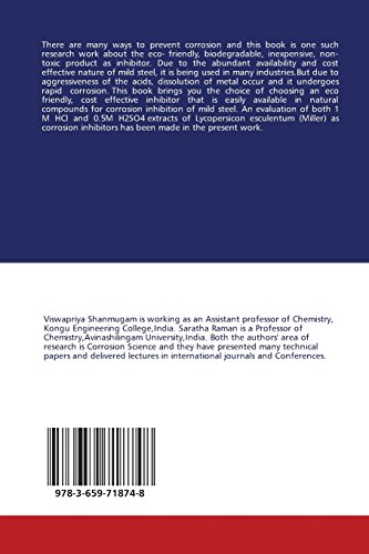 Inhibition of Mild Steel corrosion using natural product