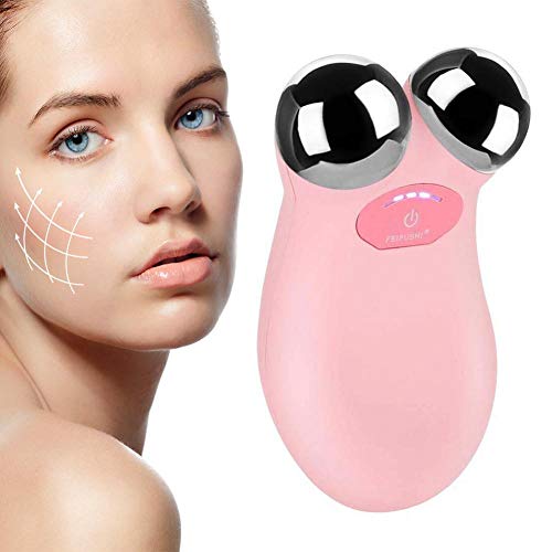 Instrumento de belleza facial Eléctrico Micro-corriente vibración Y Forma facial Masaje Cuerpo y Roller 3d, Masajeador Lifting Facial eliminar las arrugas de la piel facial