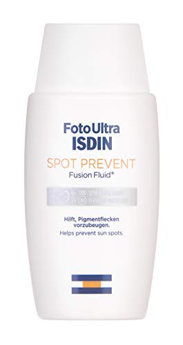 ISDIN FotoUltra Spot Prevent LSF 50+ Fusion Fluid Textur, muy alta protección, evita manchas de pigmento, 50 ml