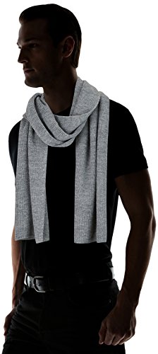 JACK & JONES Jacdna Knit Scarf Noos Bufanda, Gris (Grey Melange Grey Melange), Talla Única para Hombre