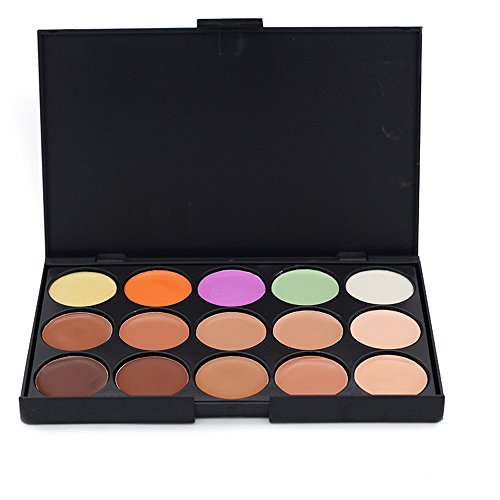 JasCherry 15 Colores Corrector Camuflaje Paleta de Maquillaje Cosmética Crema #3