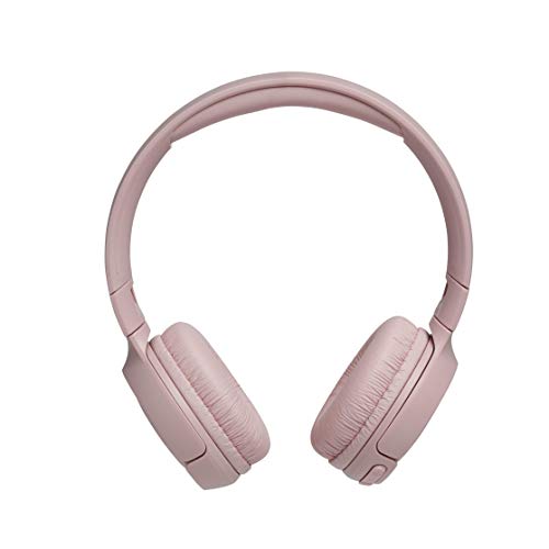 JBL Tune500BT - Auriculares inalámbricos On Ear con Bluetooth y diadema plegable, Batería de hasta 16 horas, Color rosa